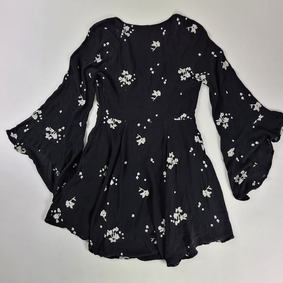 FREE PEOPLE Black Embroidered Jasmine Dress - Picture 4 of 5